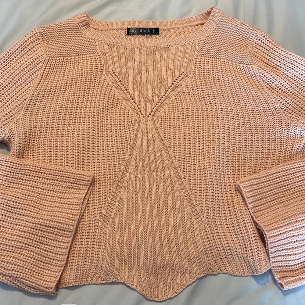 Cropped sweater